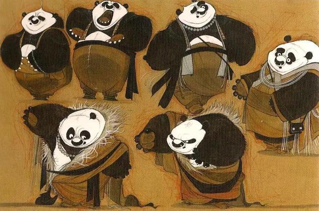 功夫熊猫等原画欣赏梦工厂那些可爱的动物都是从他手里诞生