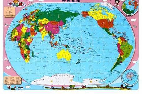 世界地图-磁力宝拼图