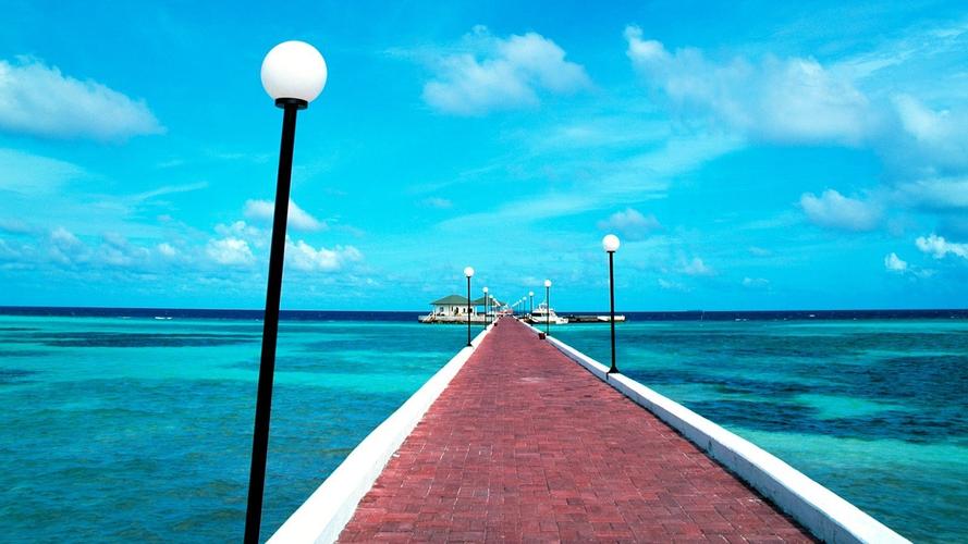 马尔代夫之旅风光电脑桌面壁纸下载高清大图预览1680×1050_风景壁纸
