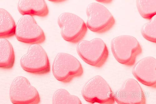 粉红色巧克力糖果的热门观点