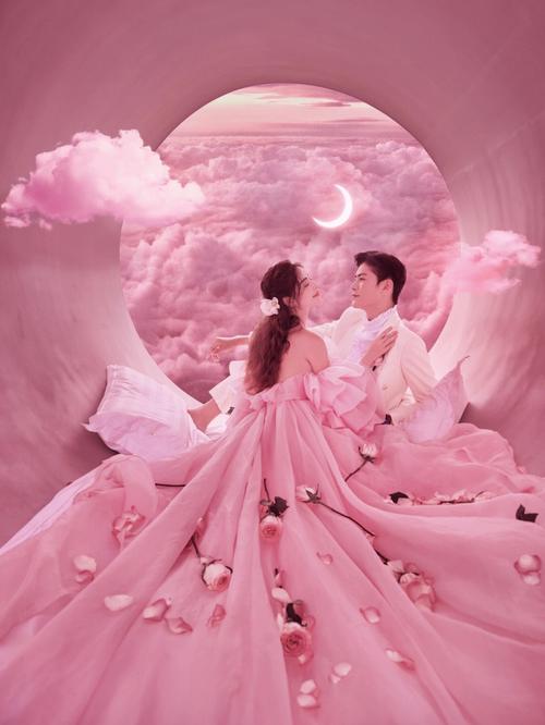 清新,少女心//每个喜欢粉色的女孩心里都藏着公主梦93在婚纱中粉色