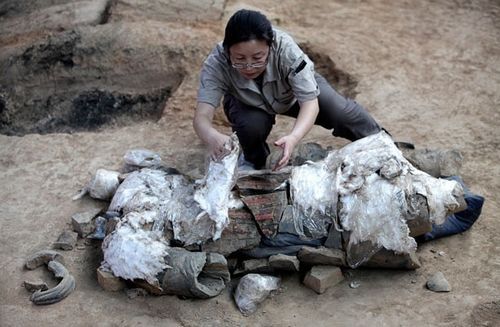 在中国考古发现中