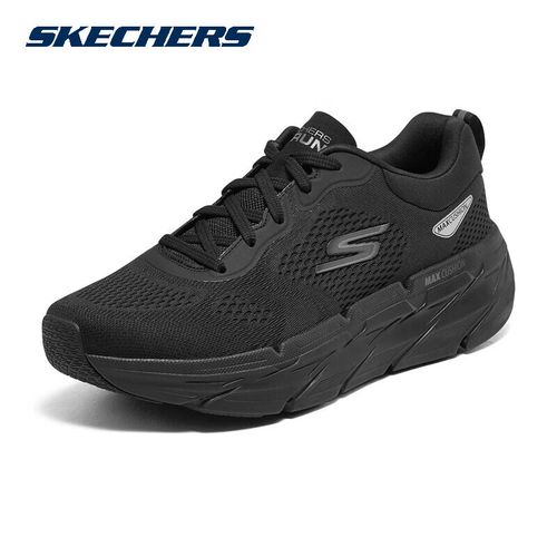 斯凯奇(skechers)男鞋休闲鞋轻便舒适黑武士运动鞋缓震跑步鞋 黑色 42