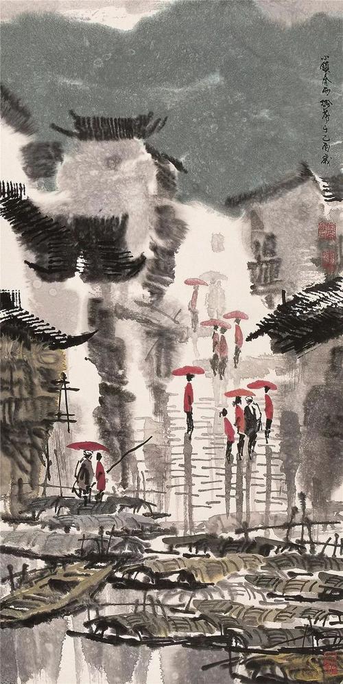中国画中的雨如何表现