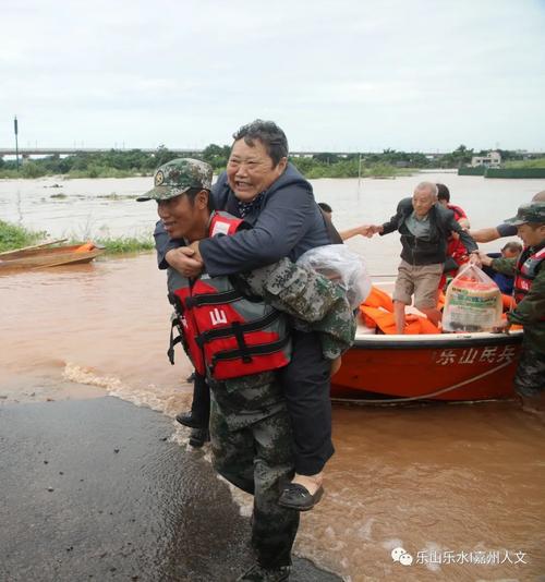 乐山抗洪救灾……2020年8月