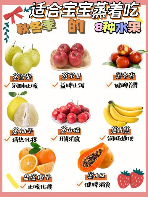 适合宝宝蒸着吃的8种水果不伤脾胃