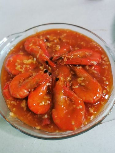 酒酿茄汁大虾的做法