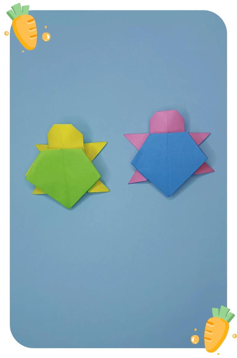 创作灵感 可爱的小乌龟折纸,你喜欢吗?#幼儿园手工 #儿童 - 抖音