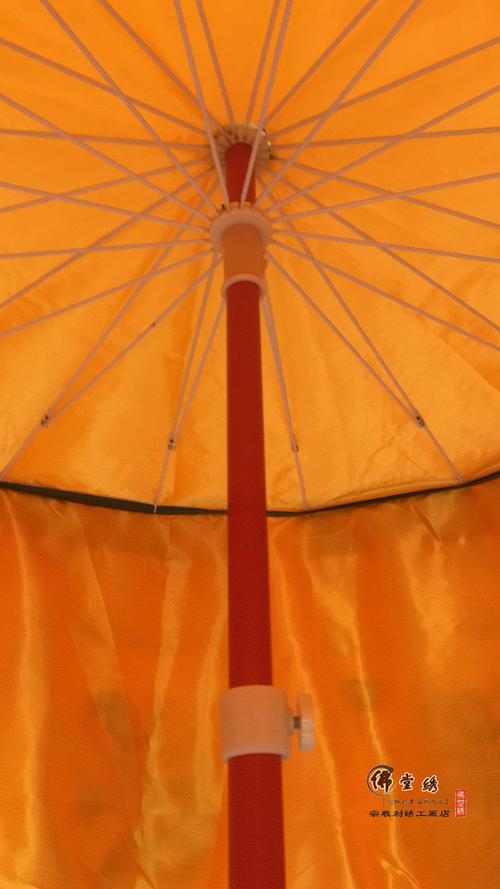 佛教新款折叠可收法会龙伞黄龙伞宝盖伞盖罗伞梁佛教工艺品