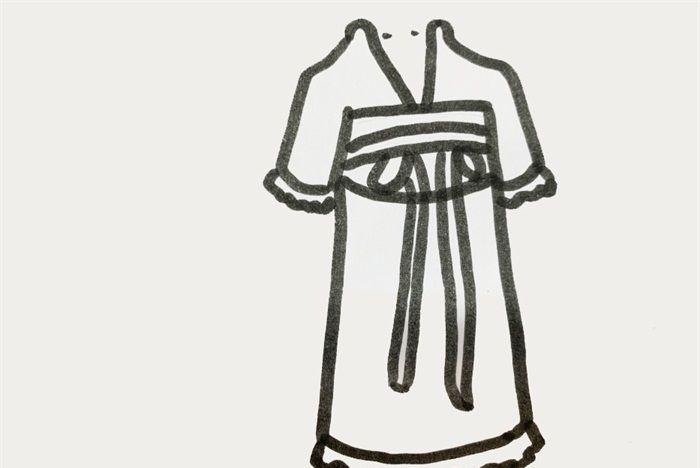 古代的裙子怎么画图片