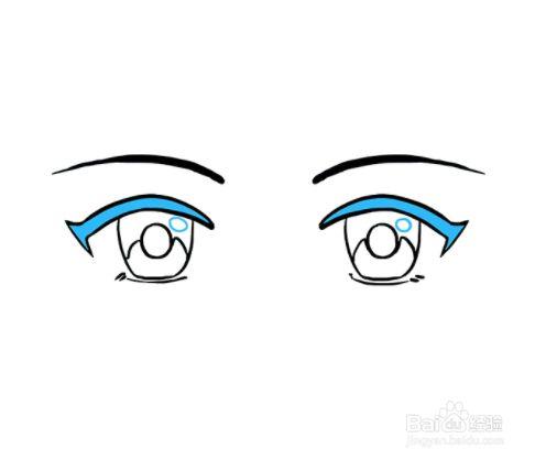 如何画动漫人物的眼睛