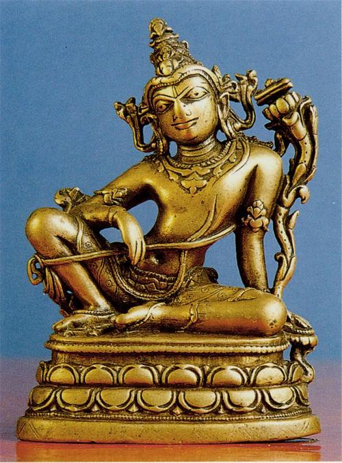 印度帕拉时期的文殊菩萨造像