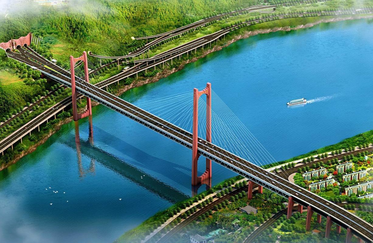 红岩村嘉陵江大桥的建设对于缓解它周围的两座大桥嘉华嘉陵江大桥和