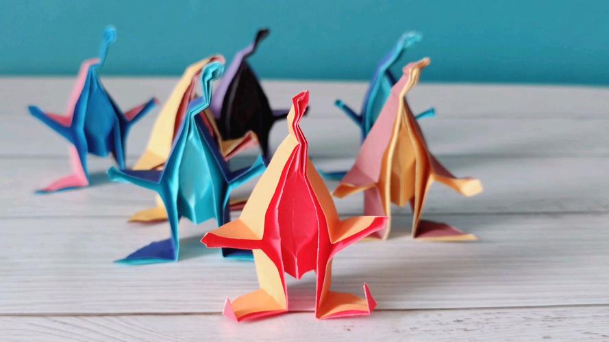漂亮的立体小精灵折纸手工教程,可爱生动又抽象风,这也太惊喜了