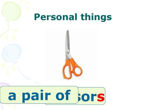 personal things   pair of scissors