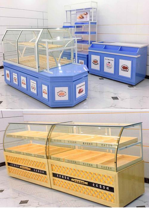 面包展示柜中岛柜面包柜套蛋糕店烘焙货架糕点柜子模型柜新款一多款多