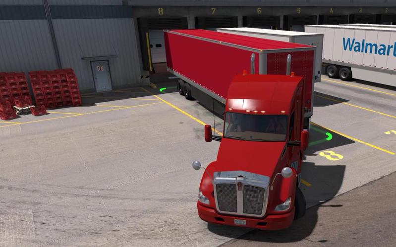 美国卡车模拟 电脑配件运输