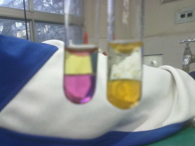 四氯化碳萃取碘下层是什么颜色