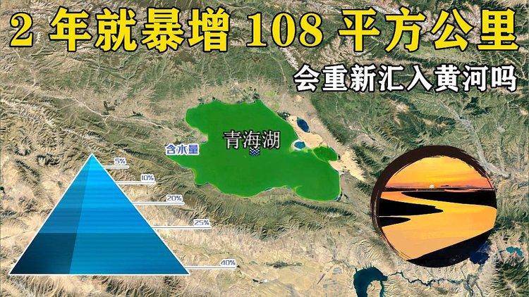 2年就暴增108平方公里连续扩张17年的青海湖会重新汇入黄河吗