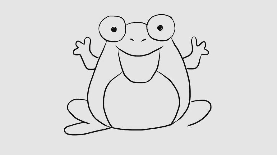 青蛙简笔画怎么画?