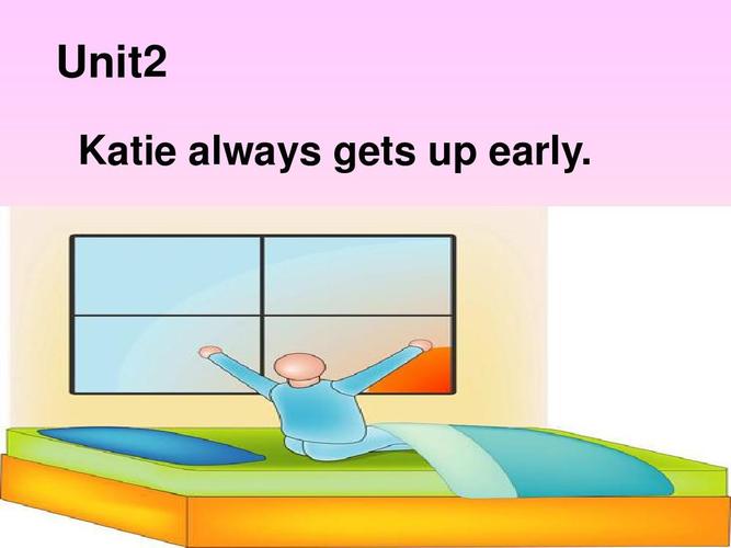 湘少版小学英语六年级上册《unit2 katie always gets up early 》ppt
