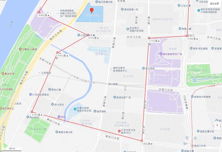 一张图了解南京汇文中学学区房分布