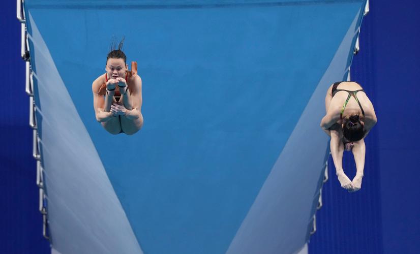 跳水——女子双人10米跳台决赛赛况(3)-腾讯新闻