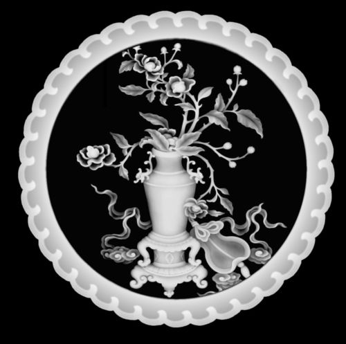 花瓶浮雕灰度图设计元素素材免费下载(图片编号:4737604)-六图网