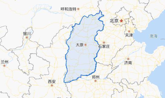 山西地理作为一个中部省份,看看山西在地图上的位置,与甘肃,宁夏等