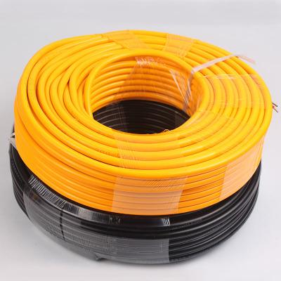 电线电缆rvv2/3芯纯铜1.5/2.5平方黄色双芯牛筋户外防晒软护套线