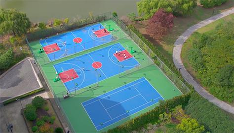 上海林国荣学校篮球场