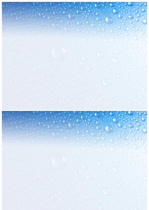 水滴背景淡雅蓝幻灯片图片