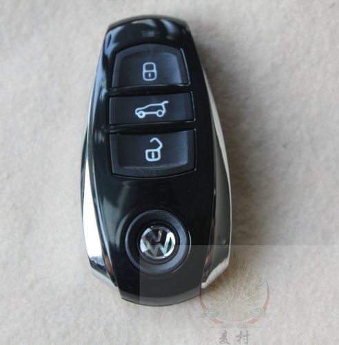 进口大众途锐智能遥控钥匙 半智能卡 汽车遥控钥匙 带机械小钥匙