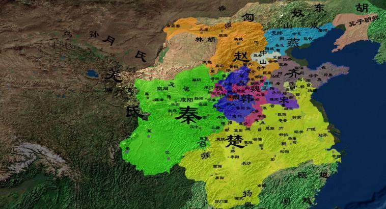 秦国地图变化让你更加了解秦国的历史从边陲小国到统一六国
