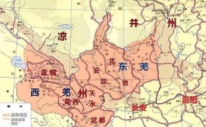 汉朝与羌人的漫长拉锯战 在整个东汉时期,凉州的羌人叛乱都是朝廷的