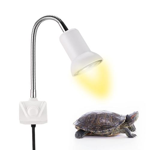 跨境乌龟晒背灯太阳灯龟灯爬宠陆龟蜥蜴多角度调节加热保温软管灯