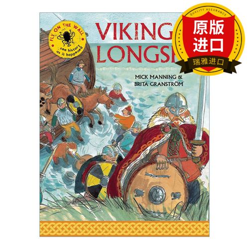 英文原版绘本 viking longship 维京长船 英文版 进口英语原版书籍