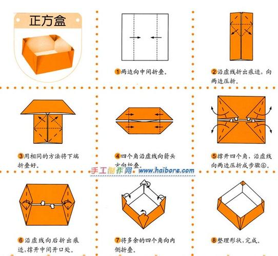 简单的礼品盒怎么折 手工折纸礼品盒子图解