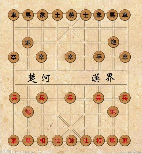 标准中国象棋中 两一共有多少个棋子