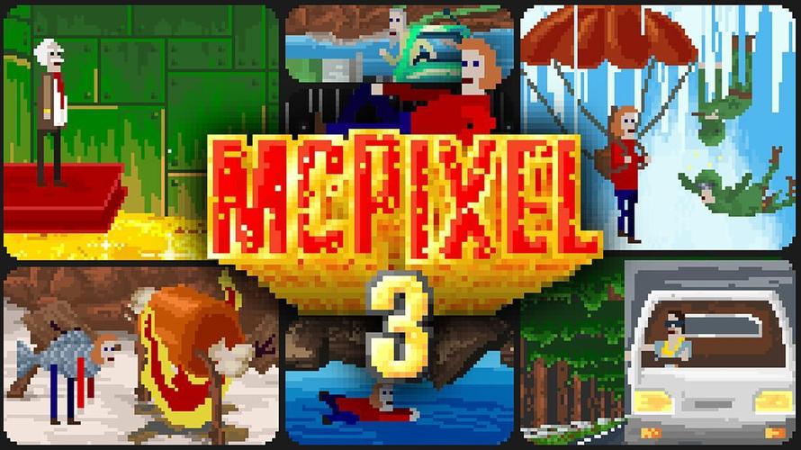 像素风格益智游戏mcpixel32022年下半年steam发行像素英雄mcpixel爆笑