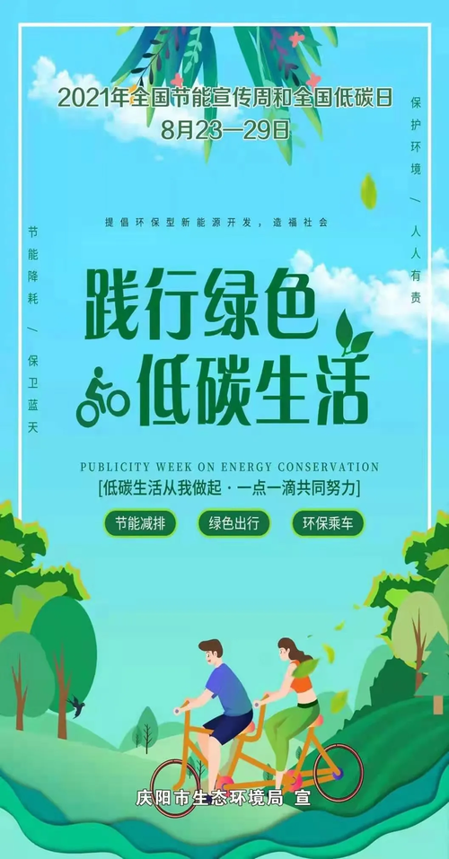 庆阳市生态环境局积极开展2021年全国低碳日宣传活动