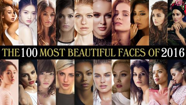2016全球最美面孔100人评选