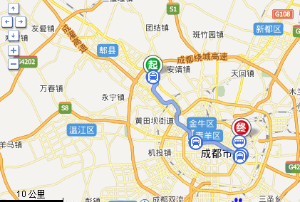 郫县犀浦镇到成都市成华区建兴路66号怎样坐地铁