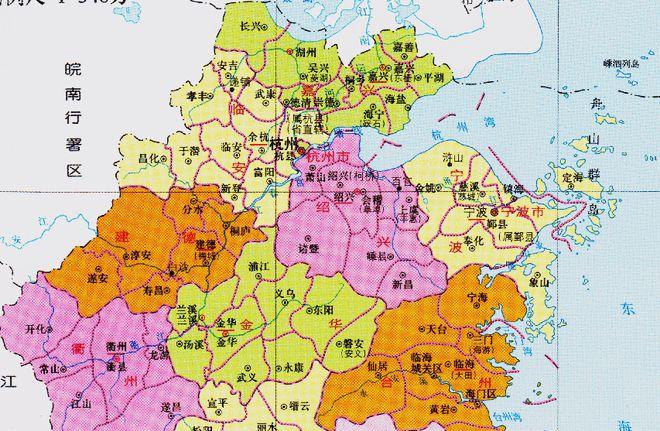 浙江省的区划调整11个地级市之一绍兴市为何有6个区县