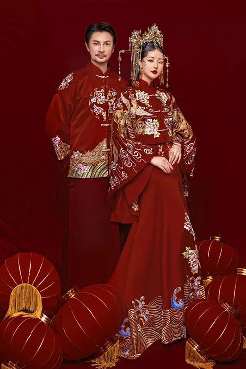 中国风婚纱照片女人单人
