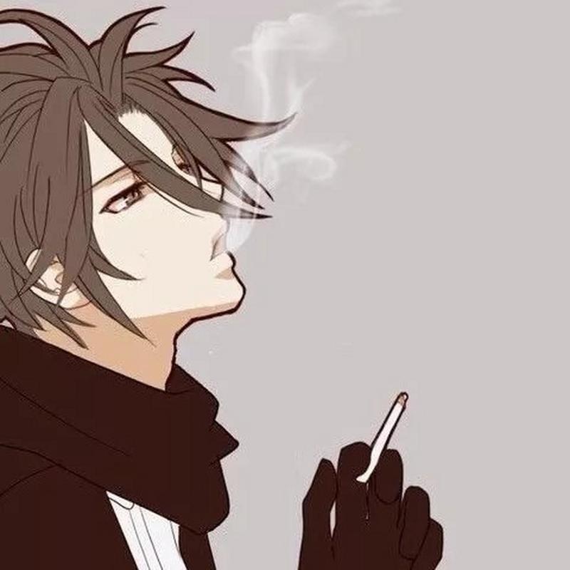 抽烟男生头像 个性男头 山野万里 你是我藏在微风中的喜欢.