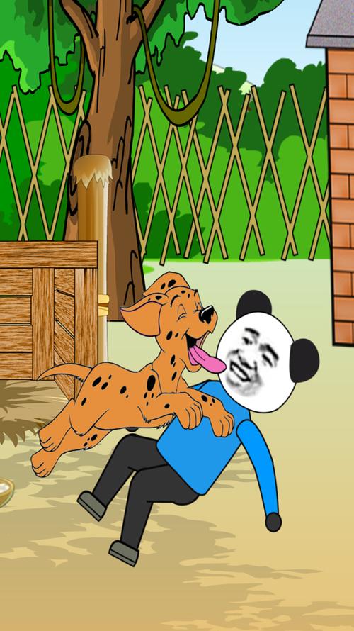 搞笑动画#沙雕搞笑动画,大黄狗生了5个狗宝宝,而我却成为全村的笑柄