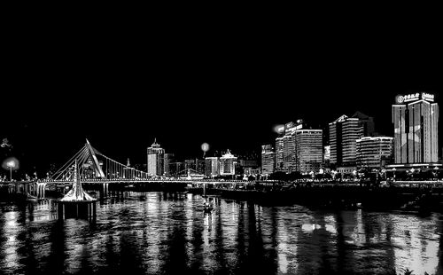【黑白】城市夜景