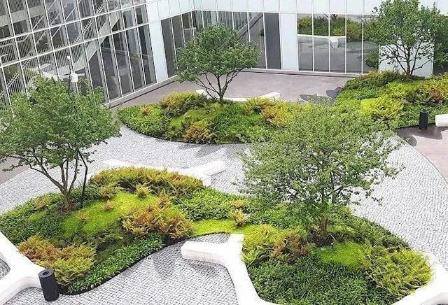 公共建筑庭院和办公小庭院植物景观怎么设计,需要注意什么?