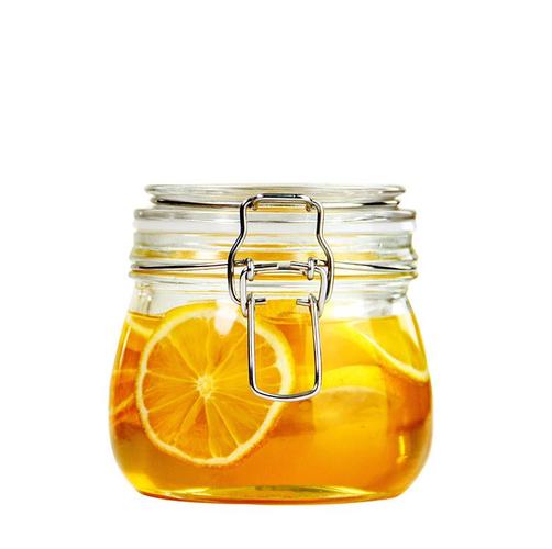 蜂蜜瓶玻璃瓶子食品罐加厚透明包装蜜糖密封罐储藏罐带盖透明储存